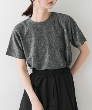 金蔥圓領短袖T恤Crew Neck Lame T-Shirt
