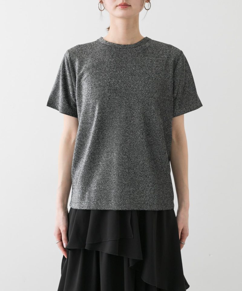 金蔥圓領短袖T恤Crew Neck Lame T-Shirt：圖片 4