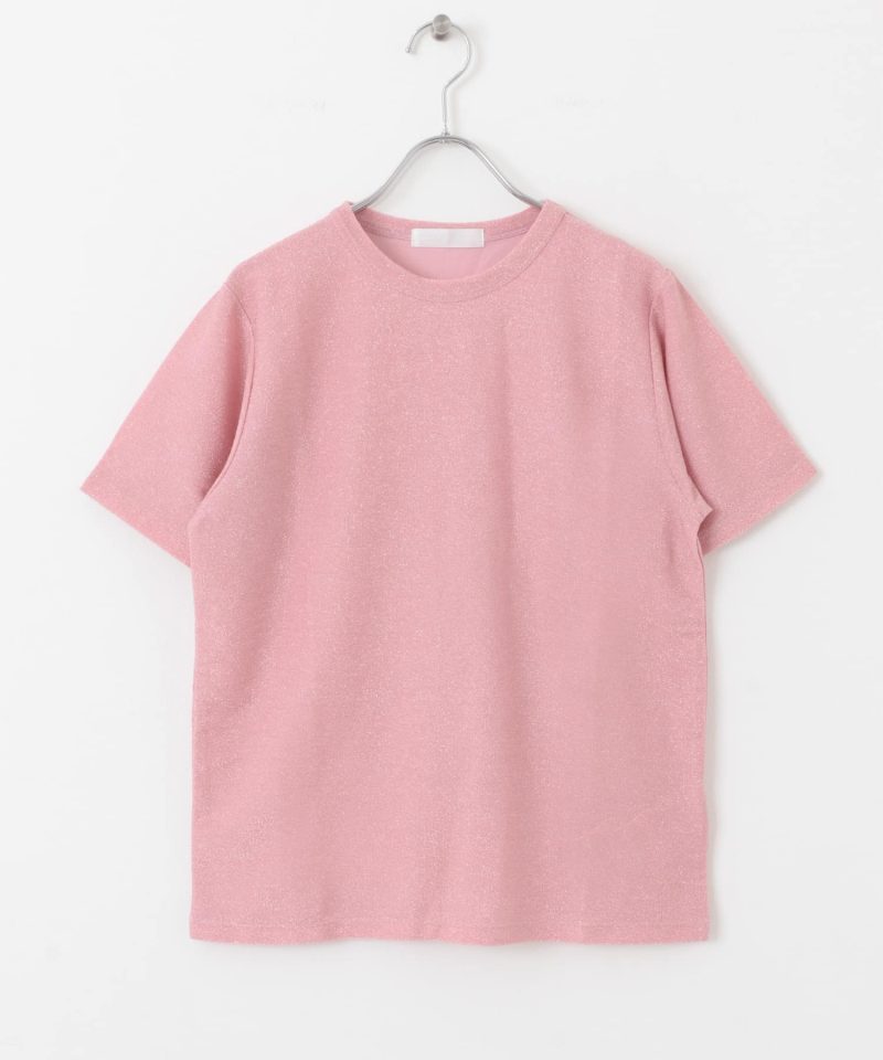 金蔥圓領短袖T恤Crew Neck Lame T-Shirt：圖片 5