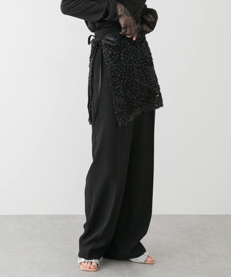 網紗蕾絲綁帶裙簾Tulle Lace Wrap Skirt：圖片 3