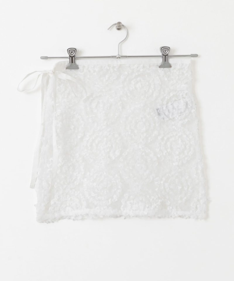 網紗蕾絲綁帶裙簾Tulle Lace Wrap Skirt：圖片 6
