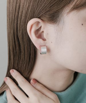 SMA4-2MF030三環耳環Triple Hoop Earrings